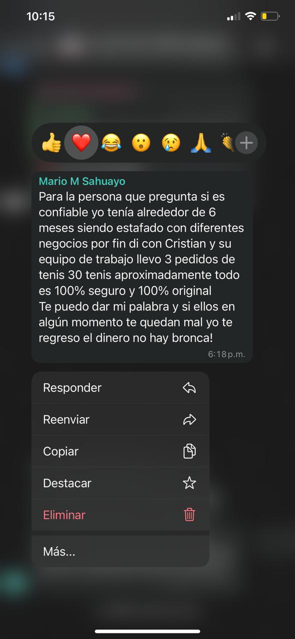 Testimonio de cliente TenisLoop